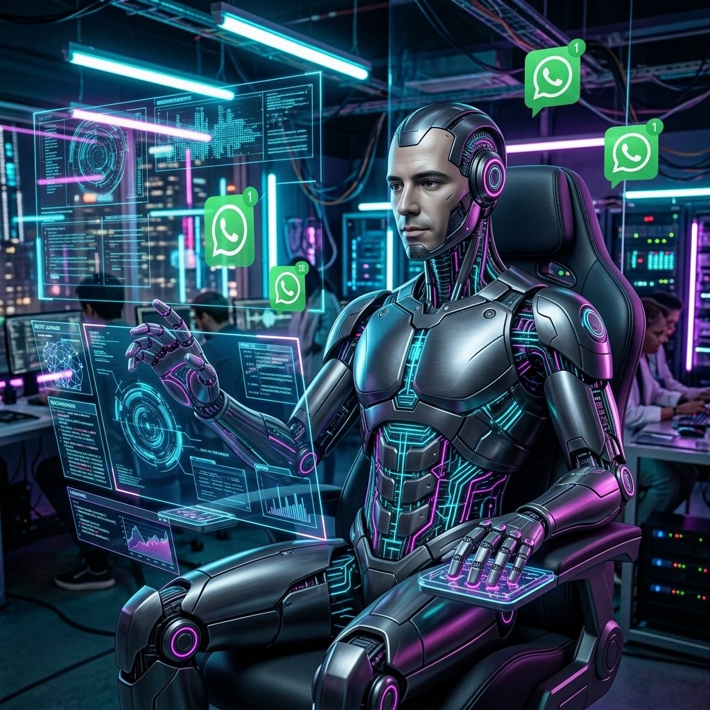 Álvaro como Robot en la comunidad