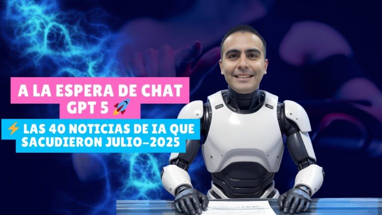 Portada del artículo: Descubre los secretos detrás de las 40 noticias más impactantes de IA en el mes de Julio 2025 🔥#ia