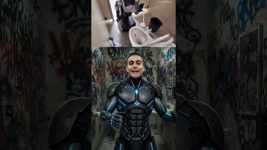 ¡Increíble! 🤯Este Robot Chino ya Limpia Baños en 20 Ciudades y Hace Tu Compra del Súper 🛒 #ia #robot