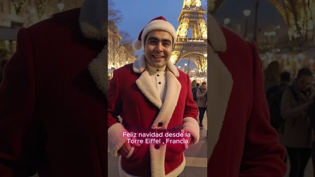 Feliz navidad les desea mi Avatar virtual desde distintos países hablando en distintos idiomas 🤯🎅🏻