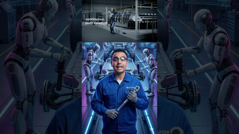Nuevo Robot humanoide con IA de Hyundai trabaja junto a humanos para armar autos de forma veloz ⚡