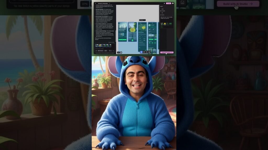 ¿Crear una app o una página web con un solo prompt?🤯 Mira Stich, la nueva IA de Google