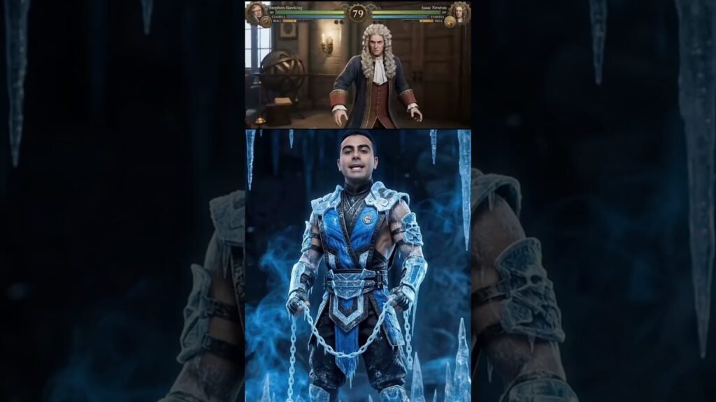 ¿Stephen Hawking contra Isaac Newton? 🕹️ El super combate al