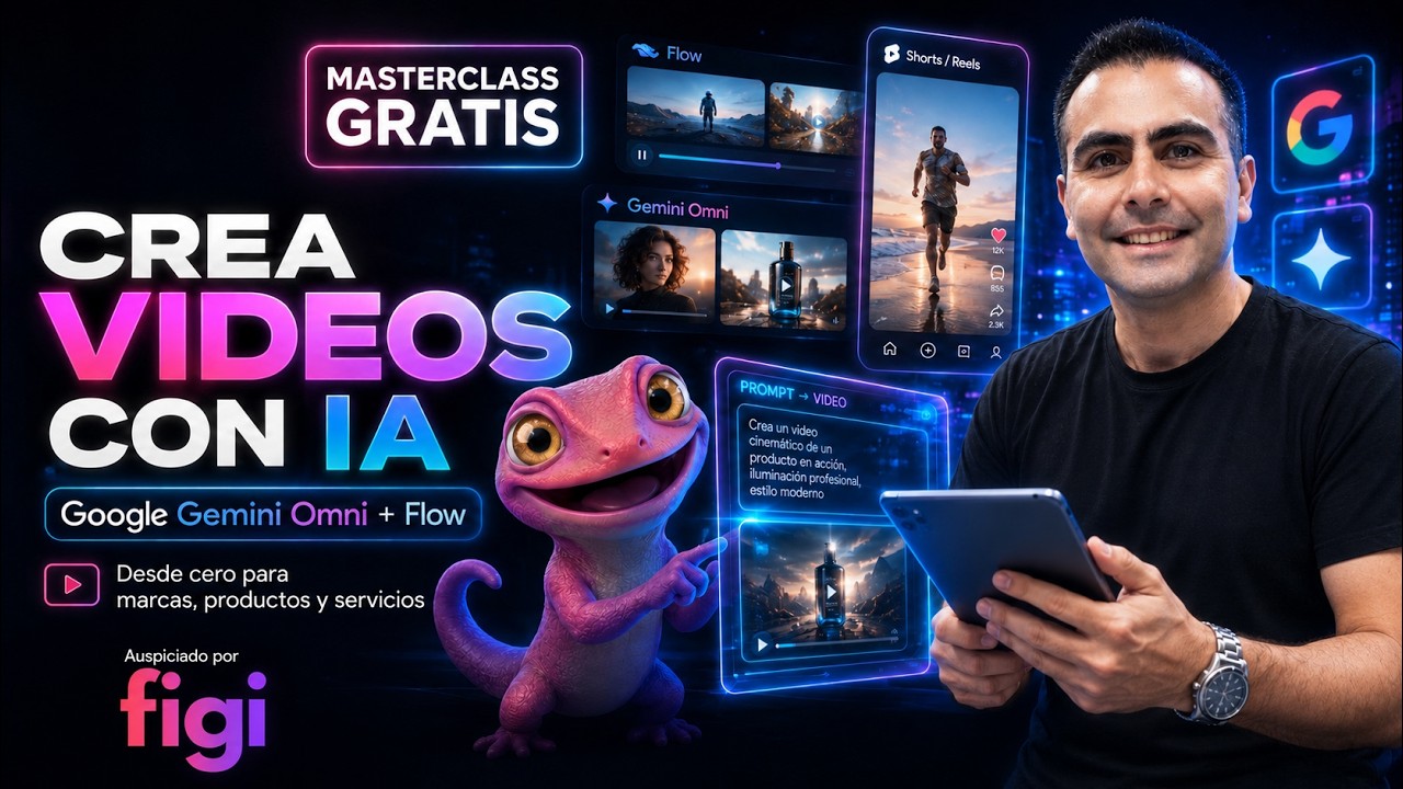 El futuro del video ya llegó🎬 crea anuncios, reels y contenido con Gemini Omni y Flow sin cámaras