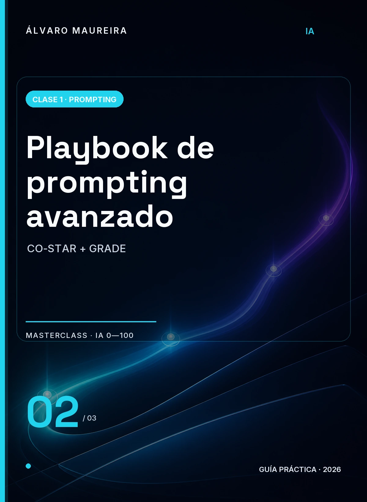 Portada de Playbook de Prompting: CO-STAR + GRADE