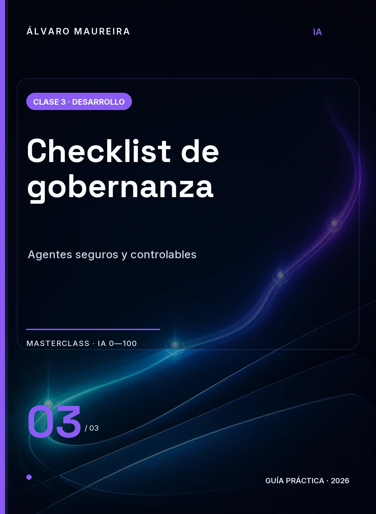 Portada de Checklist de Gobernanza: Agentes Seguros