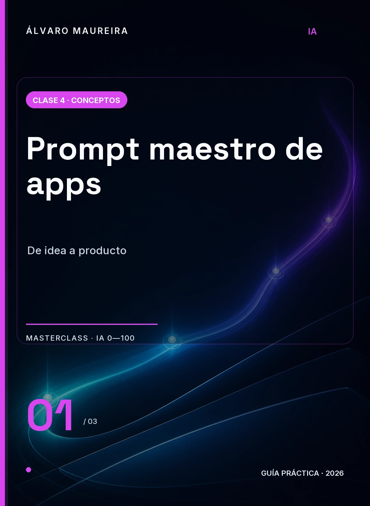 Portada de Prompt Maestro de Apps: De Idea a Producto