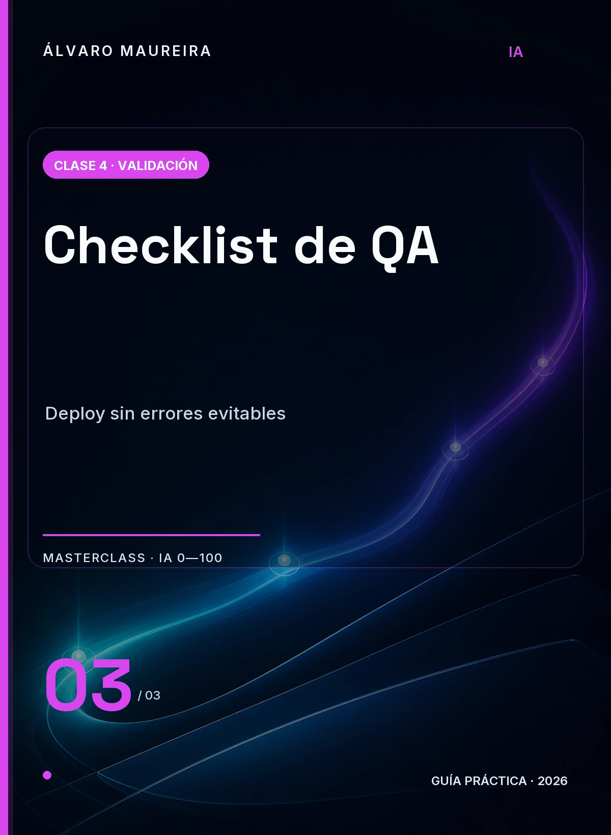 Portada de Checklist de QA: Deploy sin Errores