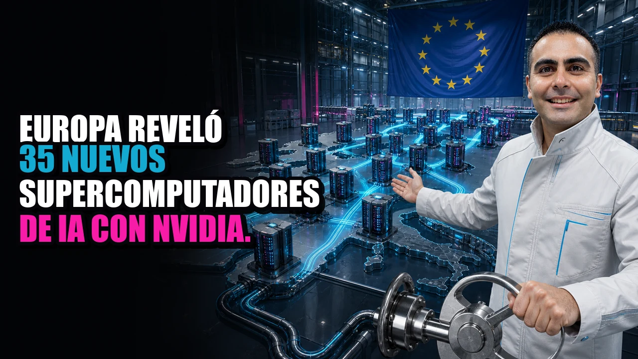 Europa reveló 35 nuevos supercomputadores de IA con NVIDIA.