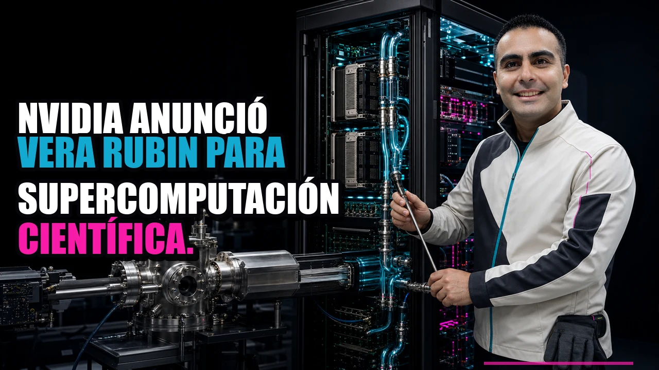 NVIDIA anunció Vera Rubin para supercomputación científica.
