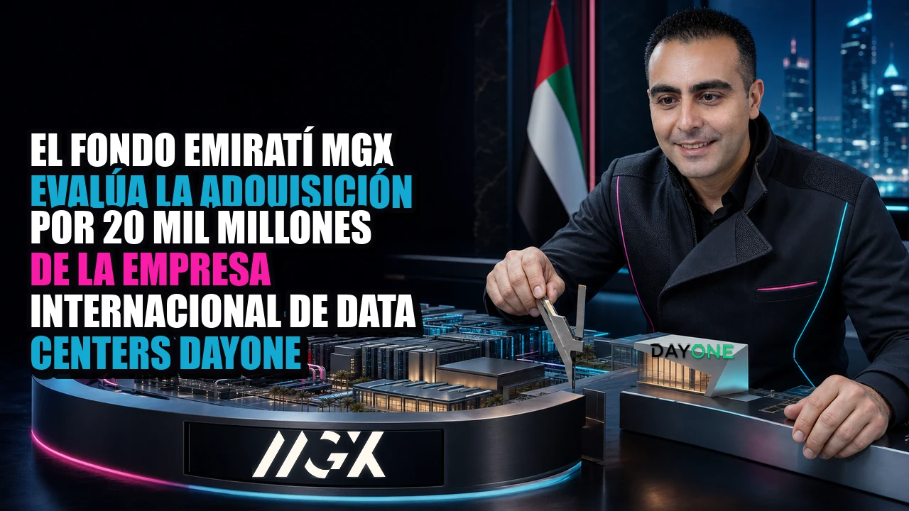 El fondo emiratí MGX evalúa la adquisición por 20 mil millones de la empresa internacional de data centers DayOne