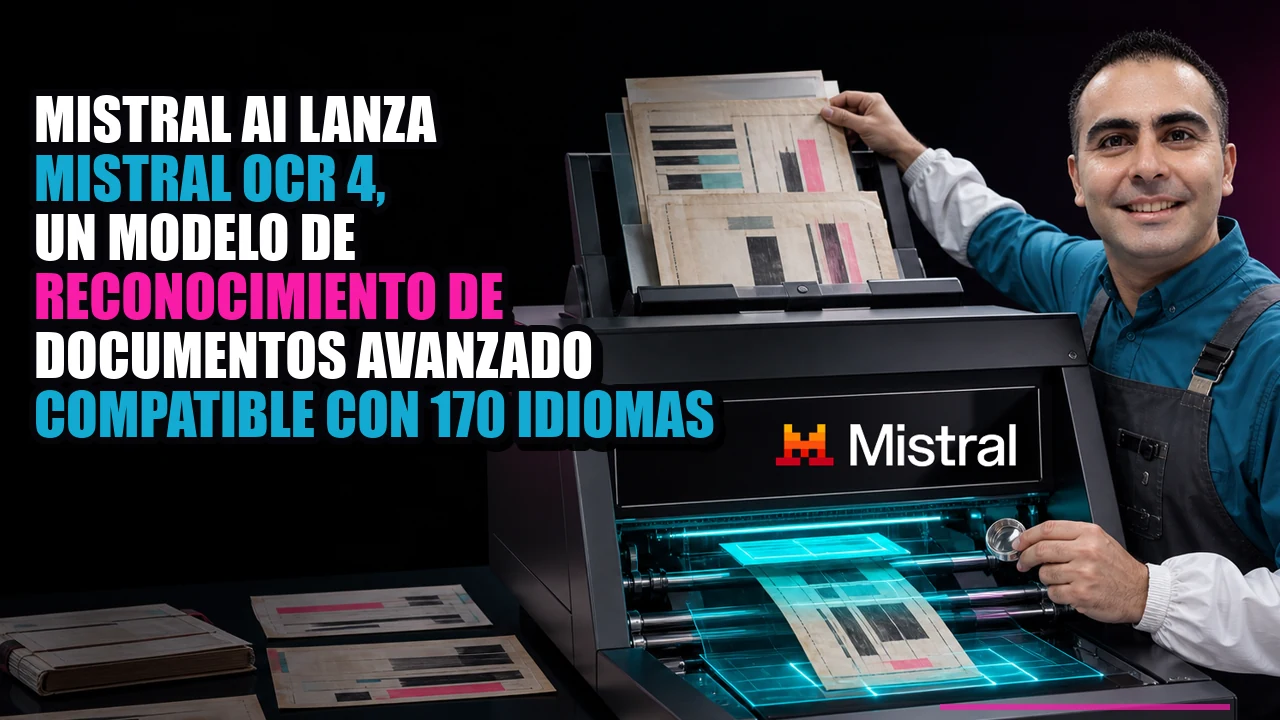 Mistral AI lanza Mistral OCR 4, un modelo de reconocimiento de documentos avanzado compatible con 170 idiomas