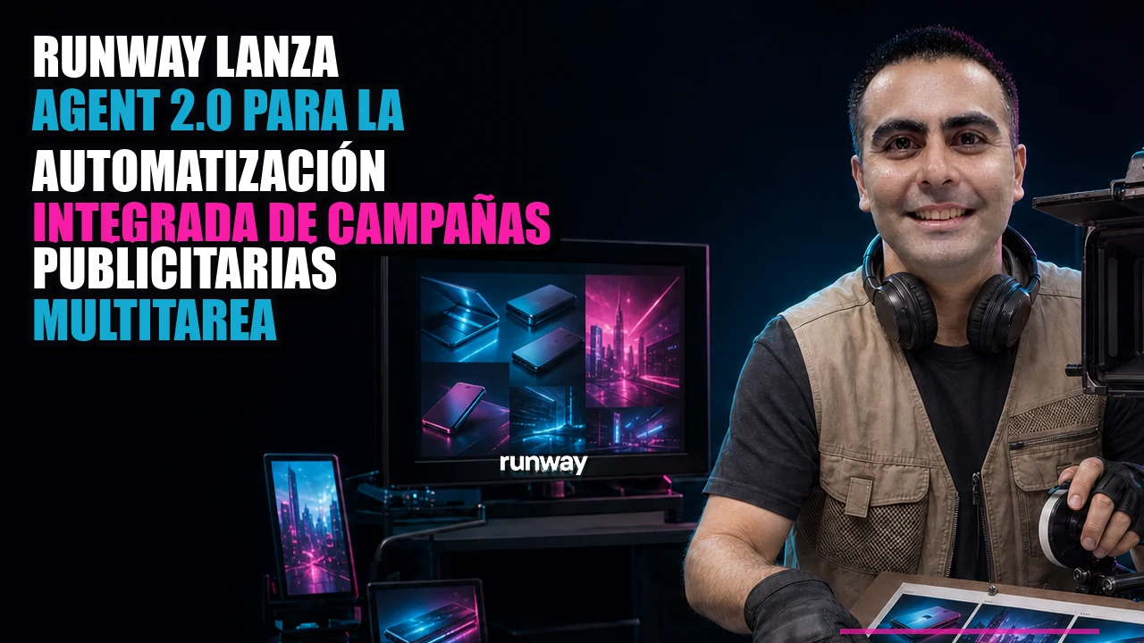 Runway lanza Agent 2.0 para la automatización integrada de campañas publicitarias multitarea