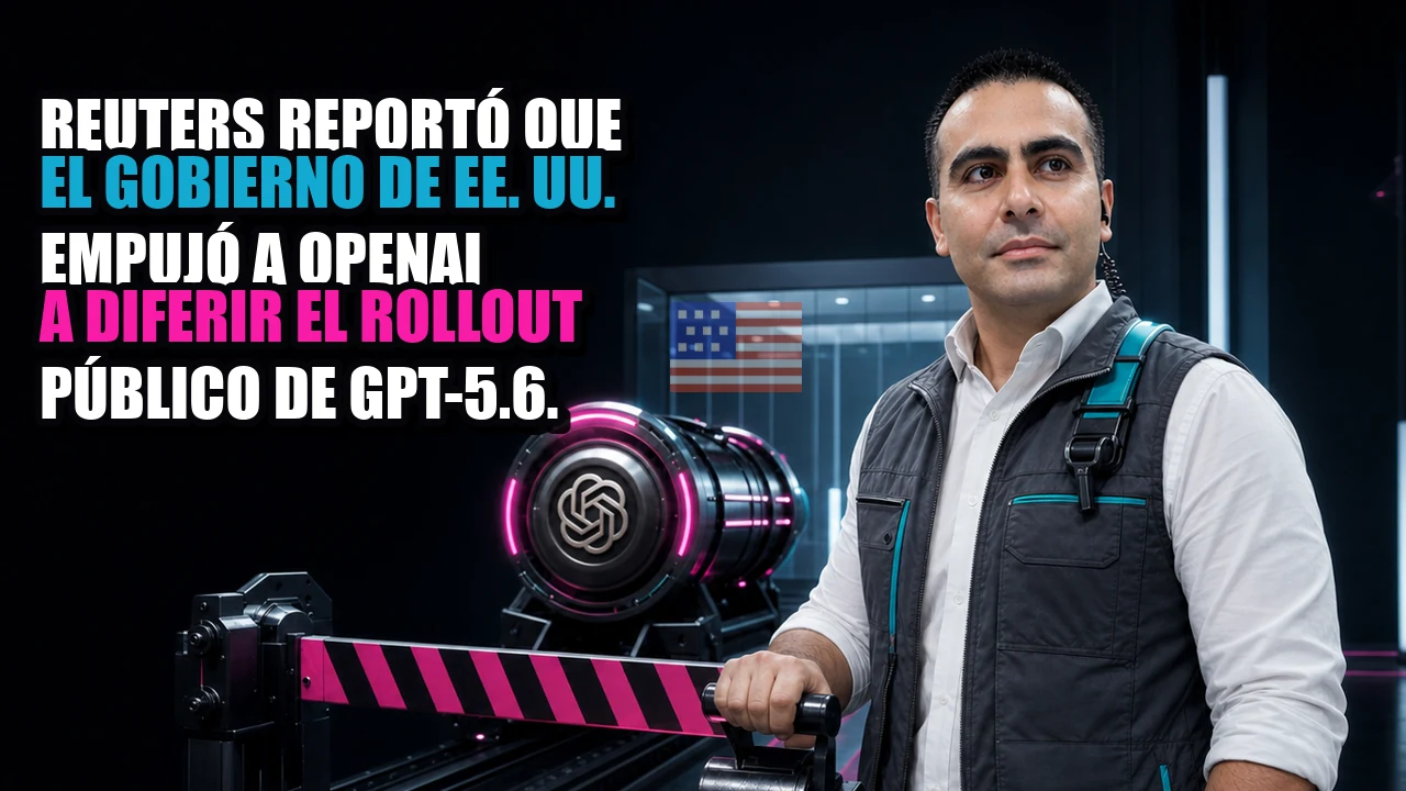 Reuters reportó que el gobierno de EE. UU. empujó a OpenAI a diferir el rollout público de GPT-5.6.