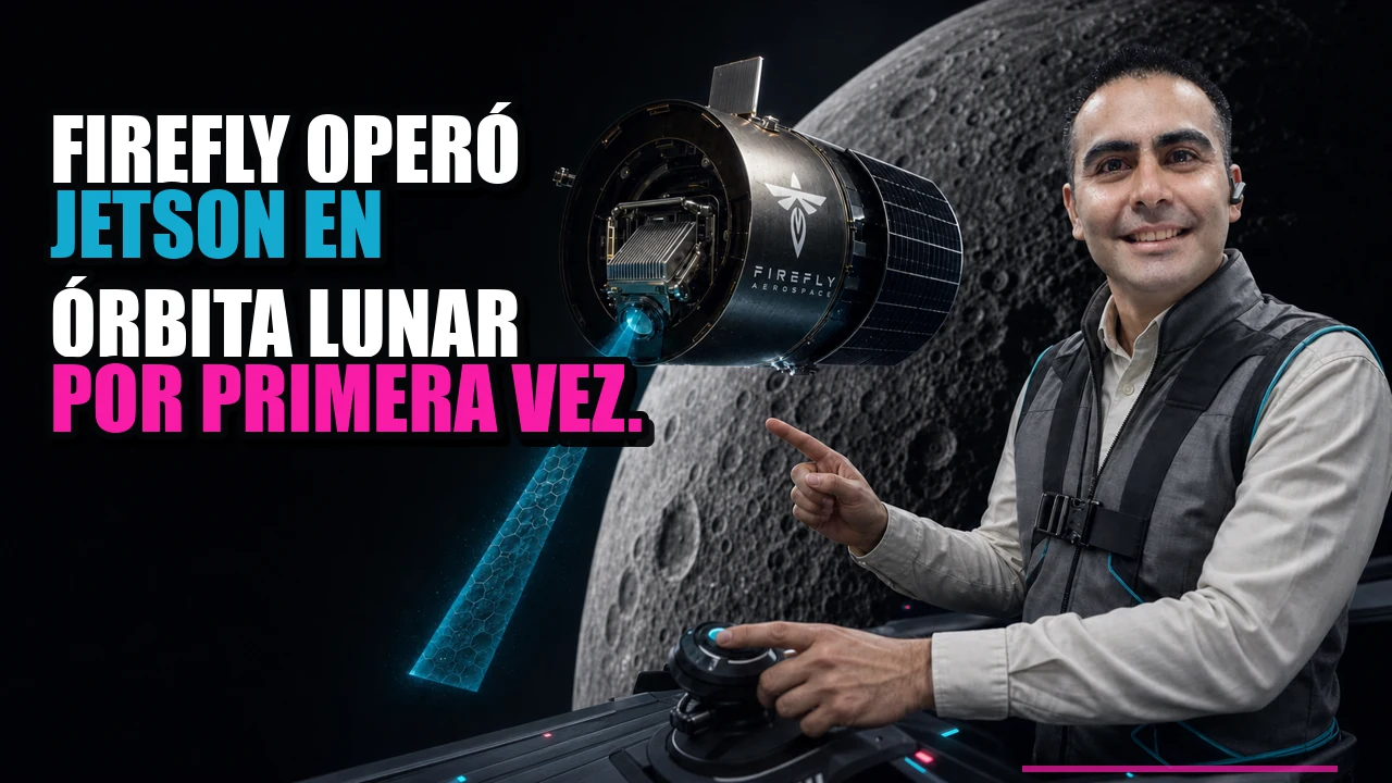 Firefly operó Jetson en órbita lunar por primera vez.