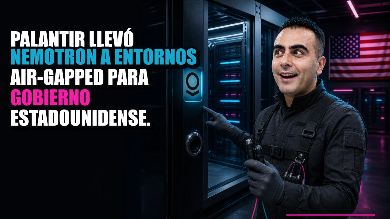 Palantir llevó Nemotron a entornos air-gapped para gobierno estadounidense.