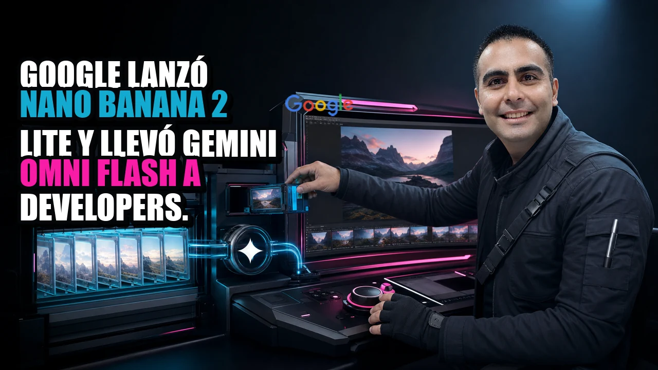 Google lanzó Nano Banana 2 Lite y llevó Gemini Omni Flash a developers.