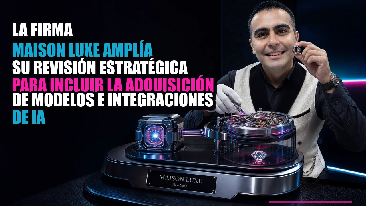 La firma Maison Luxe amplía su revisión estratégica para incluir la adquisición de modelos e integraciones de IA