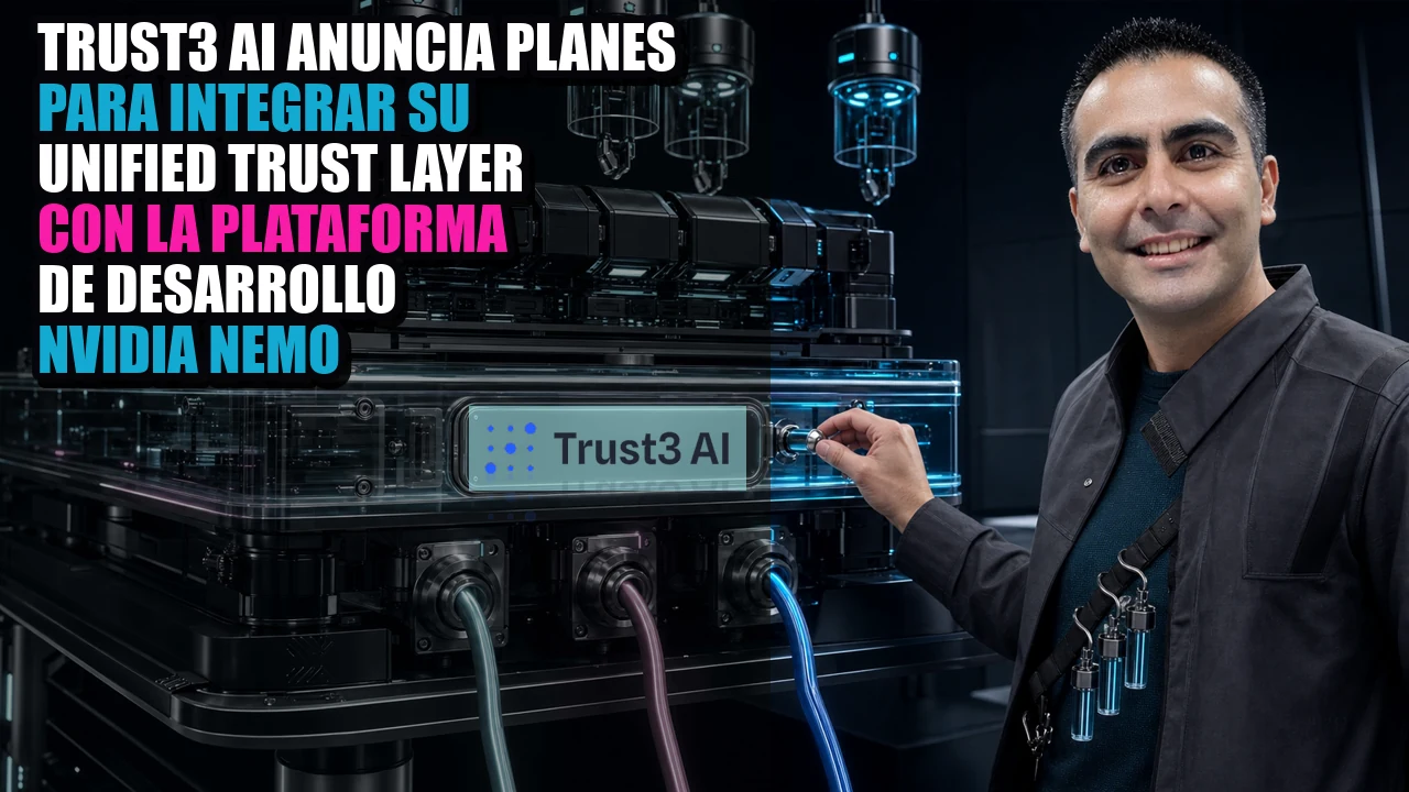 Trust3 AI anuncia planes para integrar su Unified Trust Layer con la plataforma de desarrollo NVIDIA NeMo
