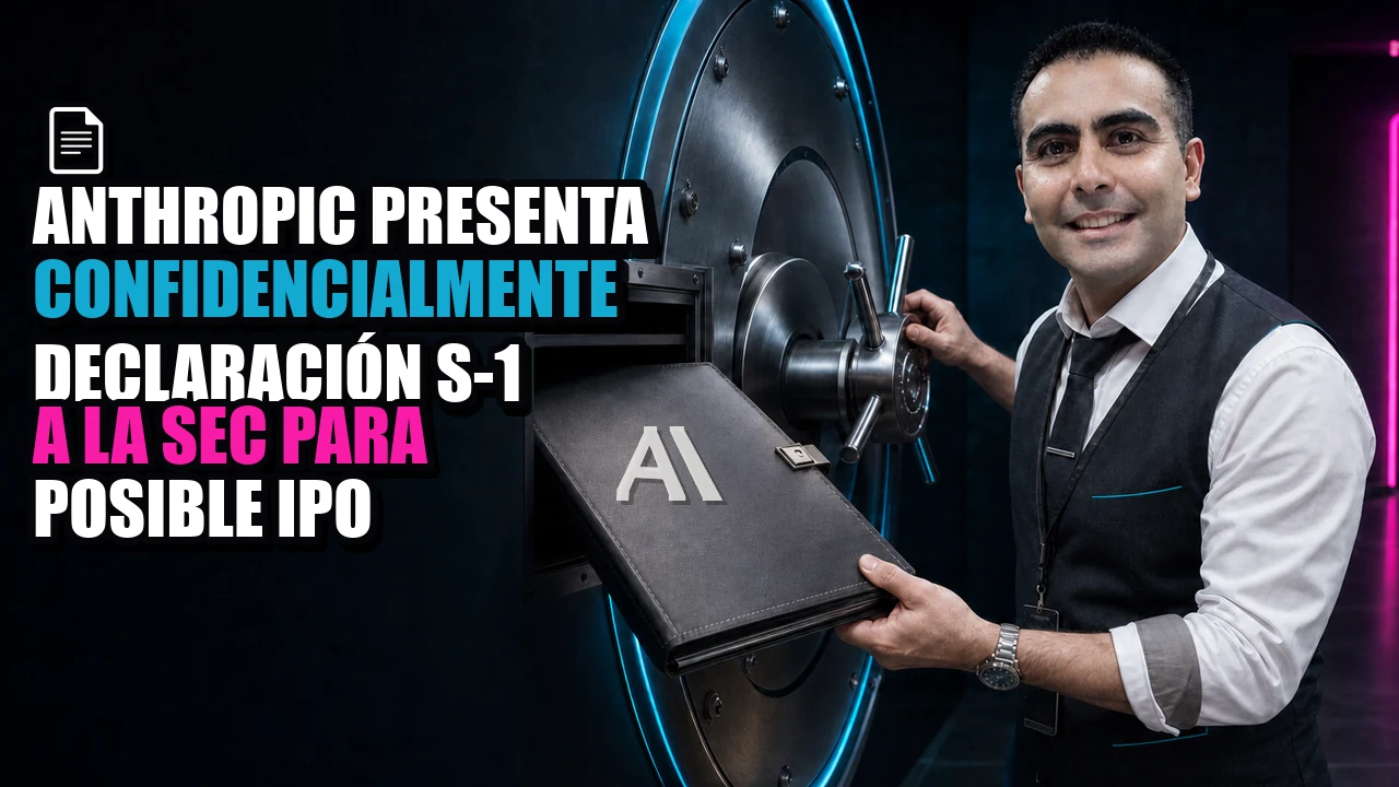 Portada de 📄 Anthropic Presenta Confidencialmente Declaración S-1 a la SEC para Posible IPO