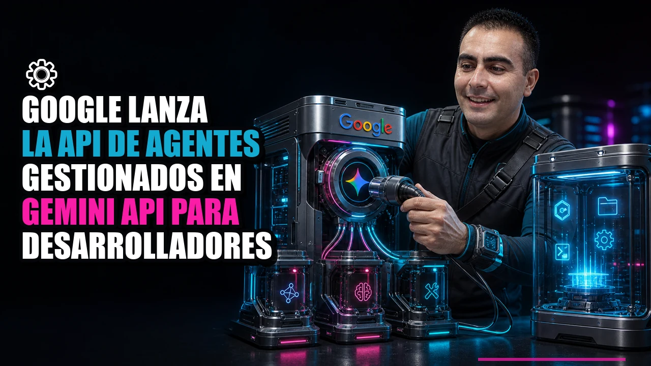 Portada de ⚙️ Google Lanza la API de Agentes Gestionados en Gemini API para Desarrolladores