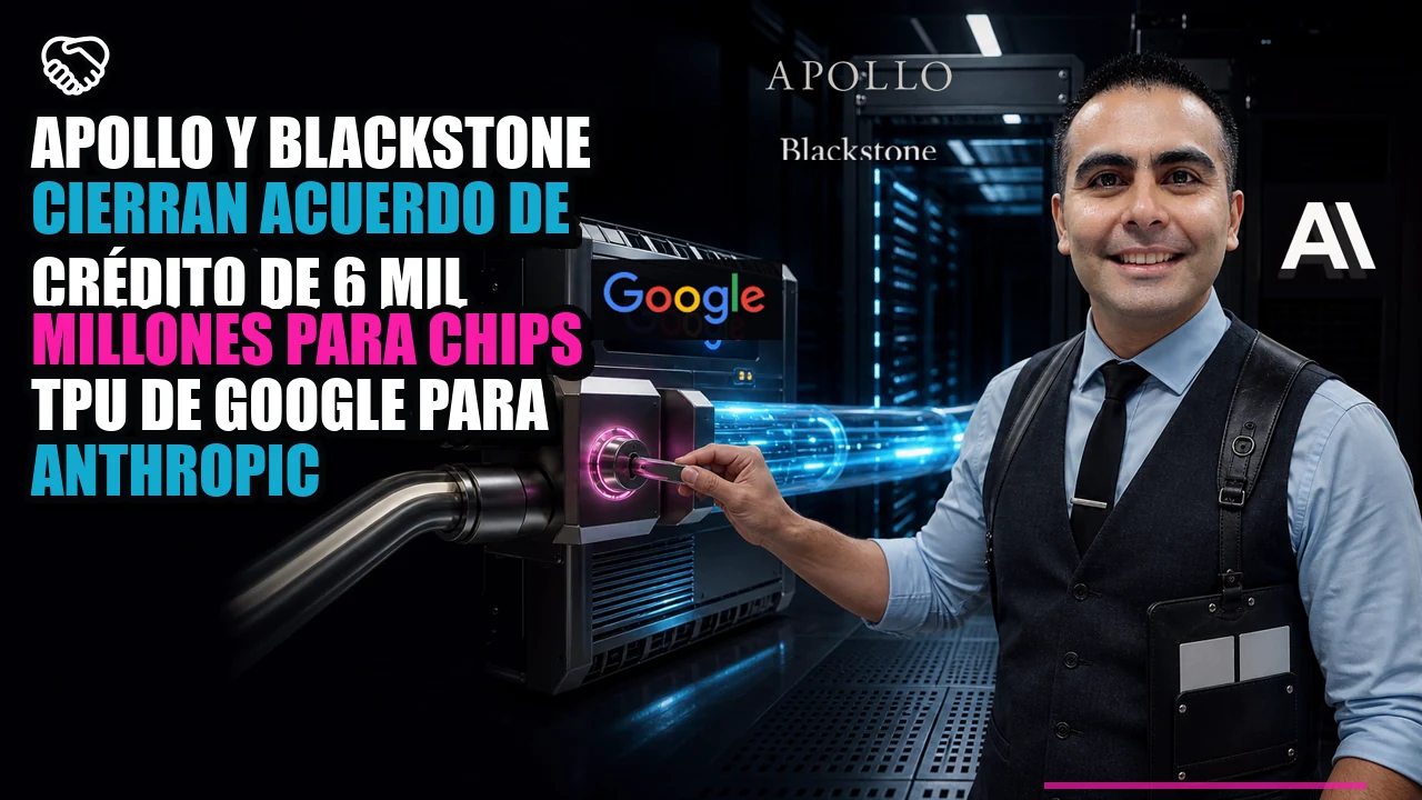 Portada de 🤝 Apollo y Blackstone Cierran Acuerdo de Crédito de 6 Mil Millones para Chips TPU de Google para Anthropic