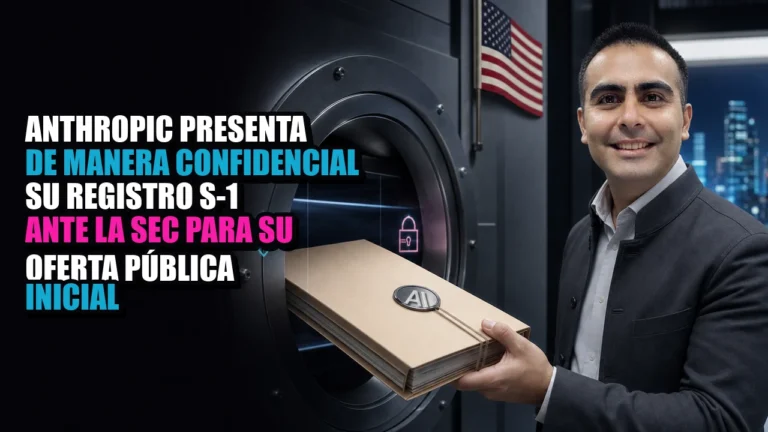Anthropic presenta de manera confidencial su registro S-1 ante la SEC para su oferta pública inicial