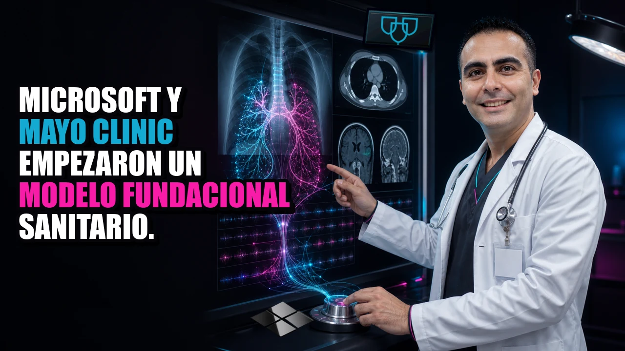Microsoft y Mayo Clinic empezaron un modelo fundacional sanitario.