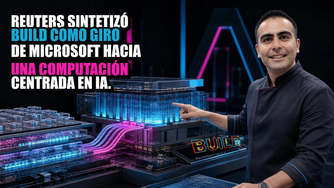 Reuters sintetizó Build como giro de Microsoft hacia una computación centrada en IA.