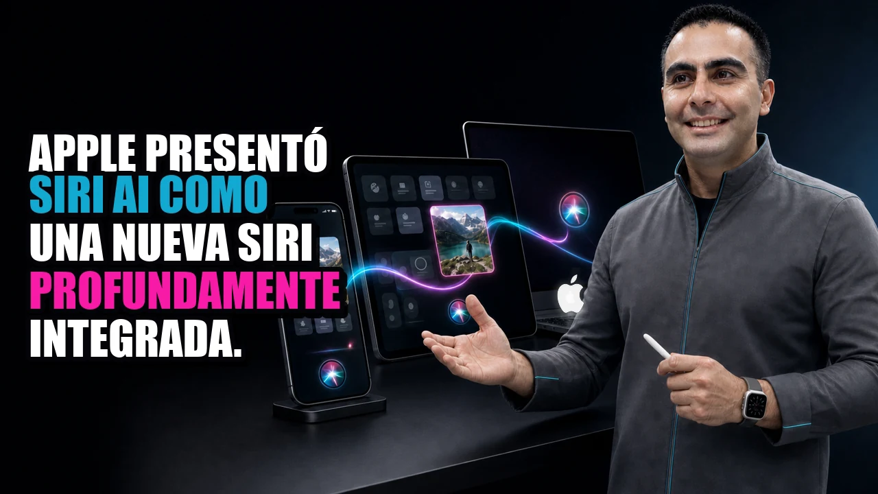 Portada de Apple presentó Siri AI como una nueva Siri profundamente integrada.
