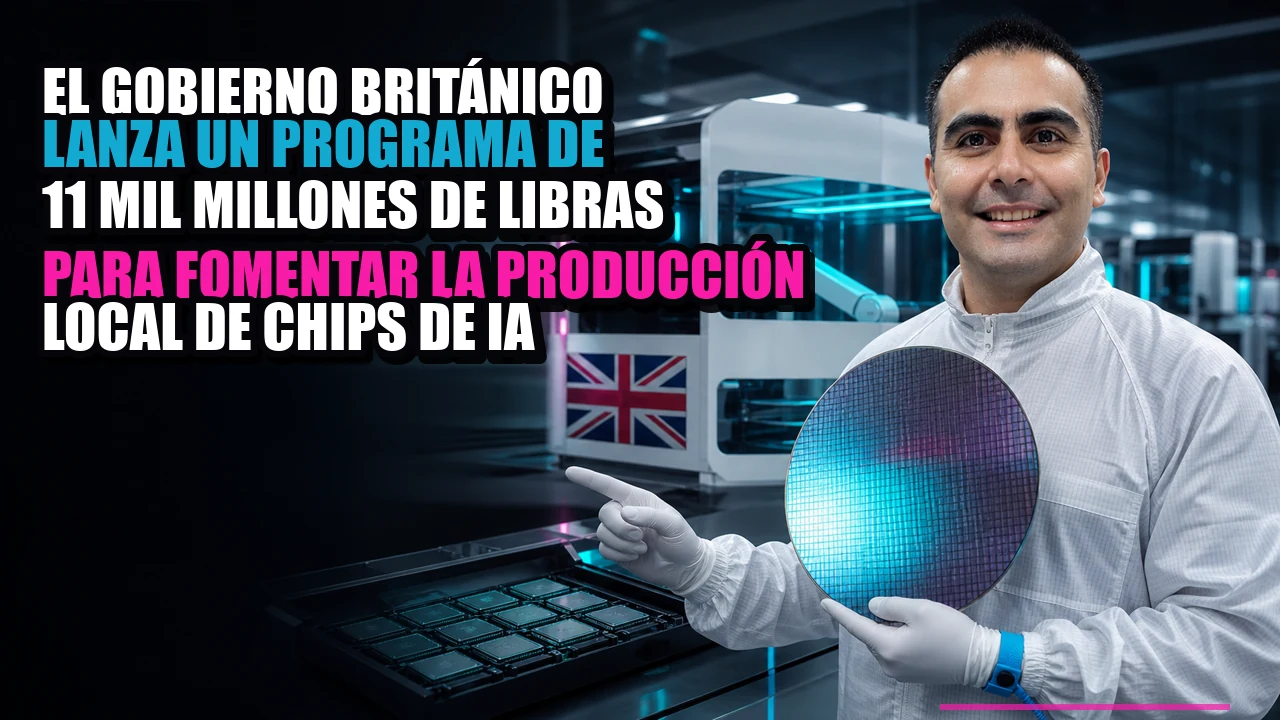 El gobierno británico lanza un programa de 11 mil millones de libras para fomentar la producción local de chips de IA