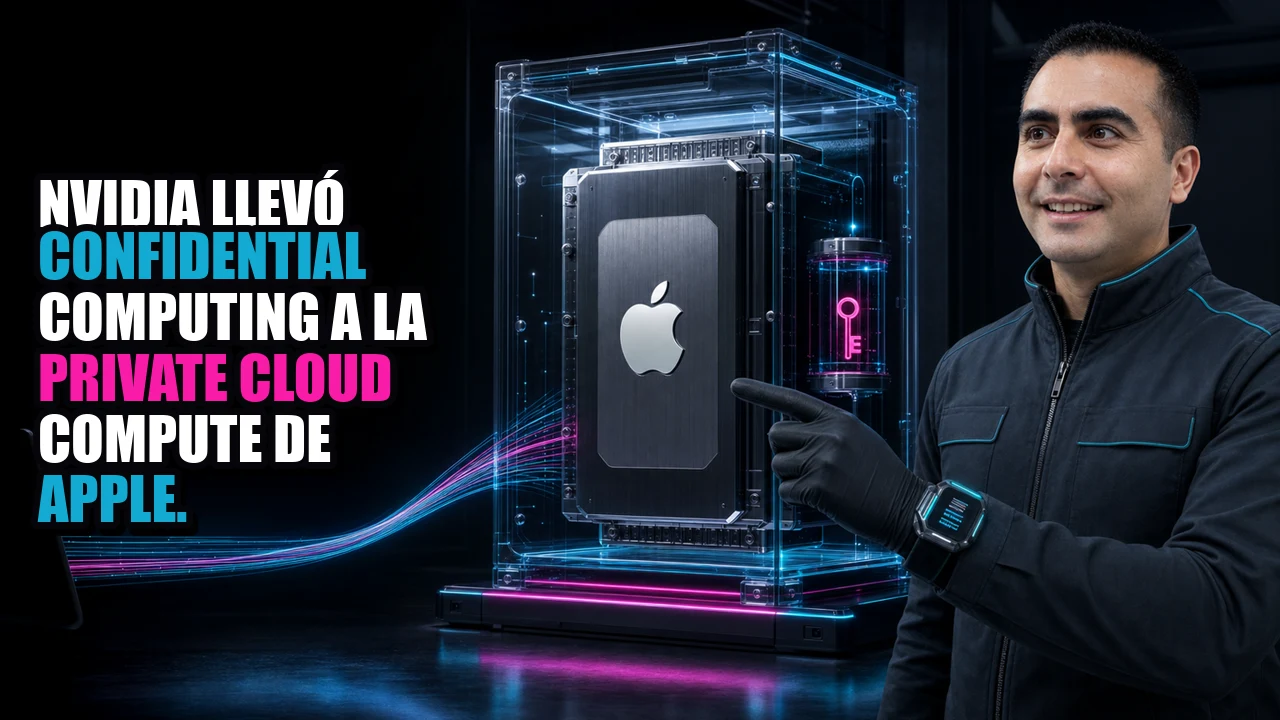 NVIDIA llevó confidential computing a la Private Cloud Compute de Apple.