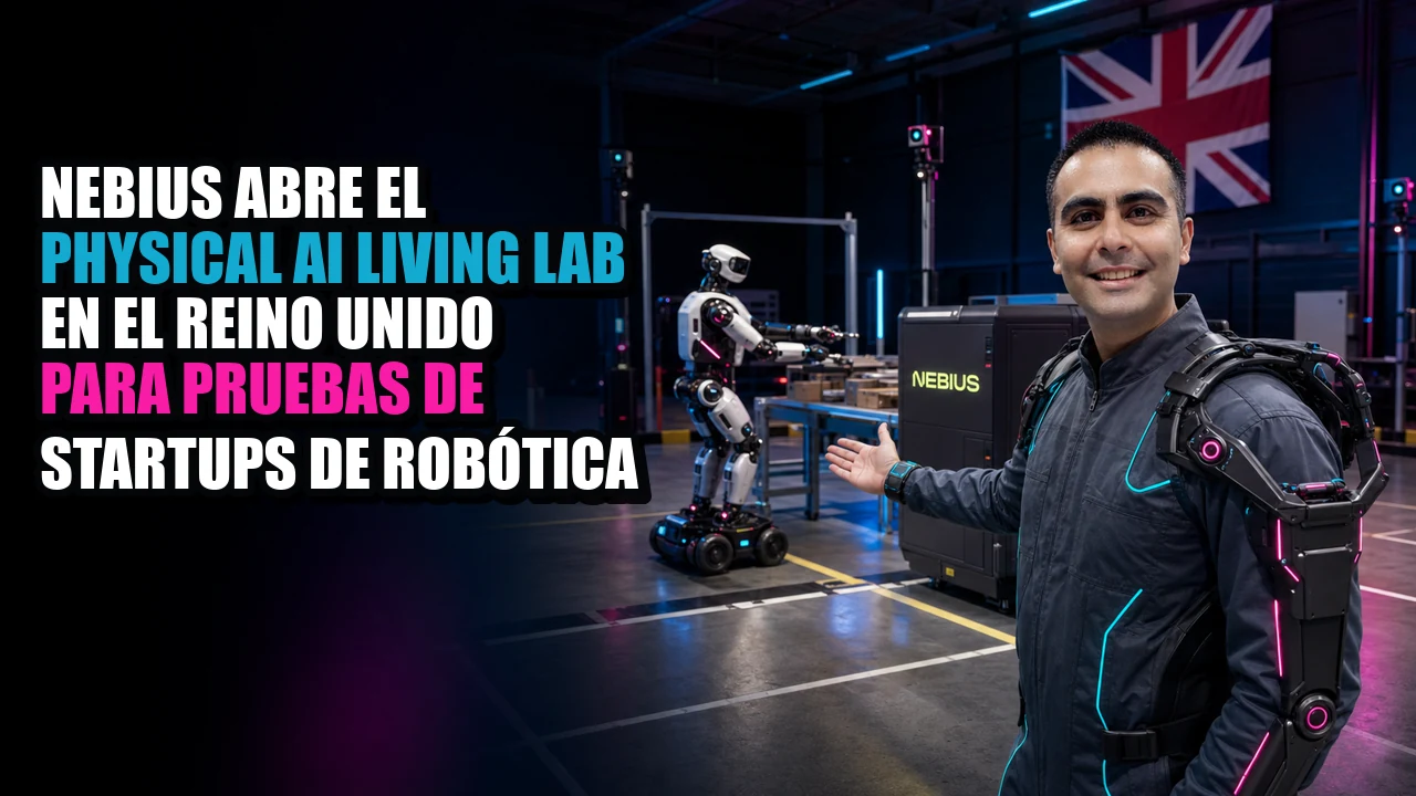 Nebius abre el Physical AI Living Lab en el Reino Unido para pruebas de startups de robótica