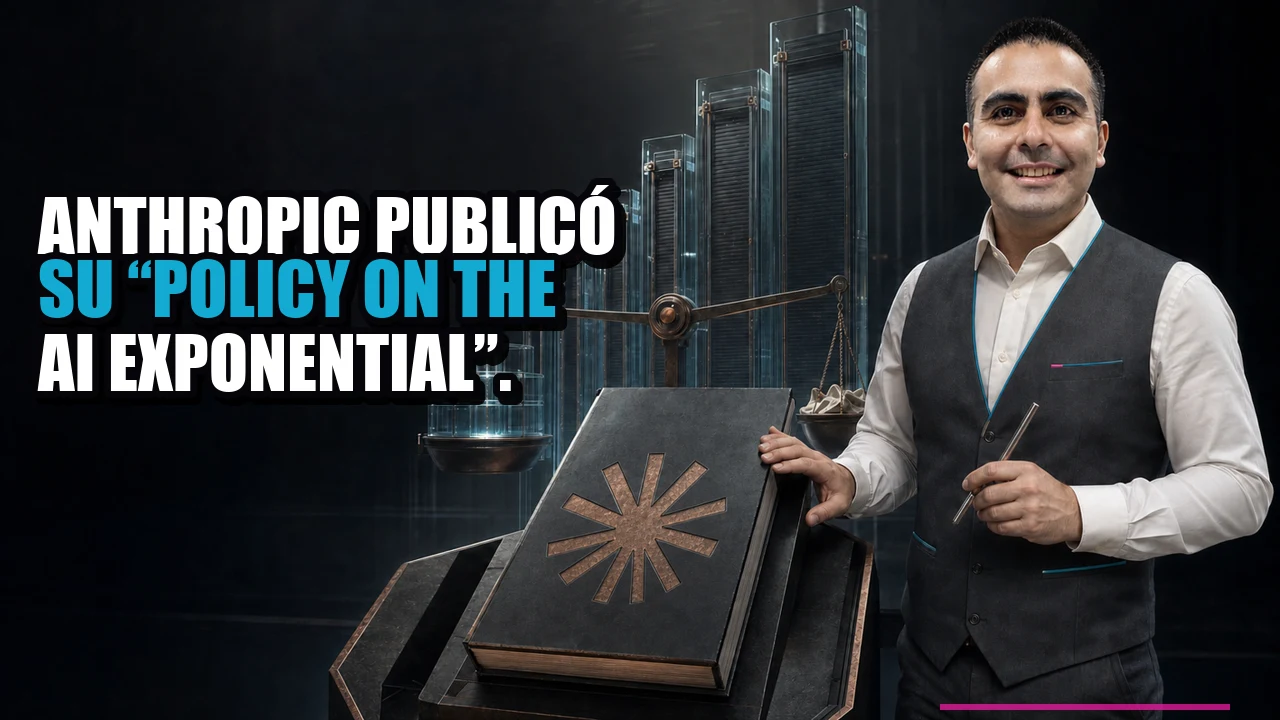 Anthropic publicó su “Policy on the AI Exponential”.