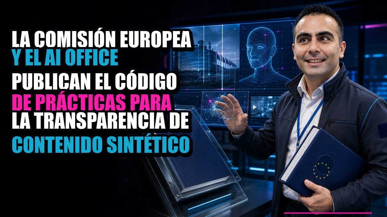 La Comisión Europea y el AI Office publican el Código de Prácticas para la transparencia de contenido sintético