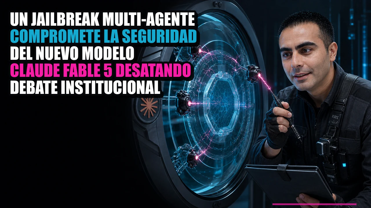 Un jailbreak multi-agente compromete la seguridad del nuevo modelo Claude Fable 5 desatando debate institucional