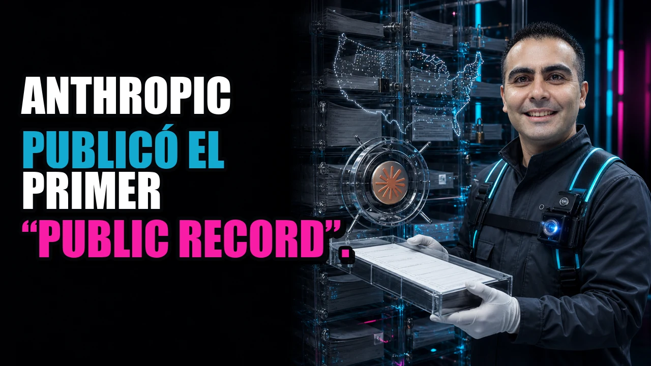 Anthropic publicó el primer “Public Record”.