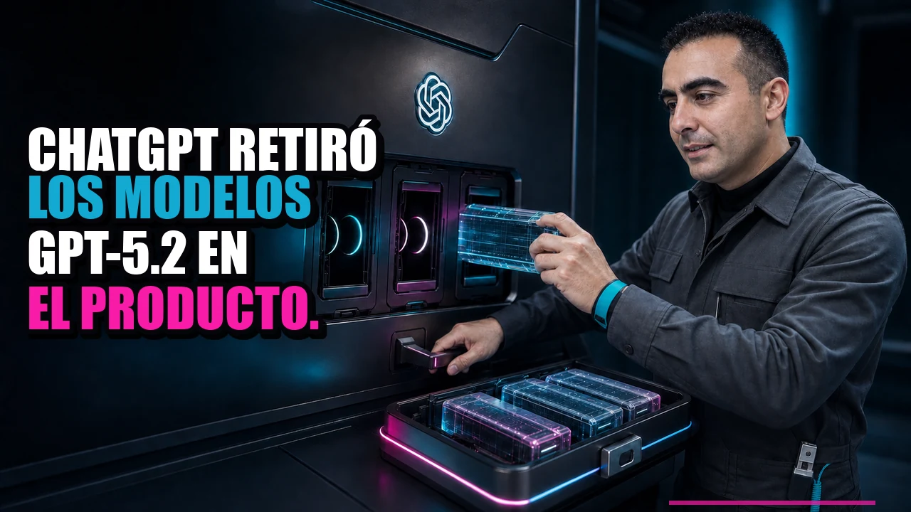 ChatGPT retiró los modelos GPT-5.2 en el producto.