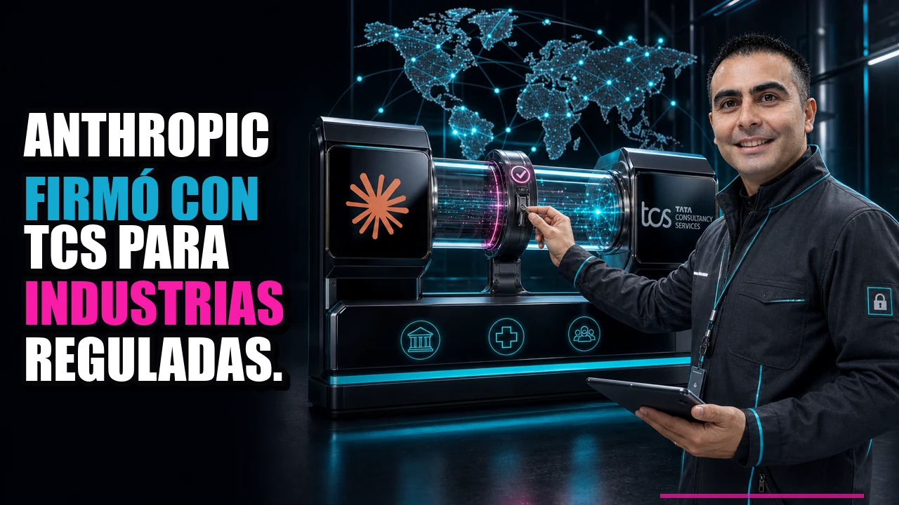 Anthropic firmó con TCS para industrias reguladas.
