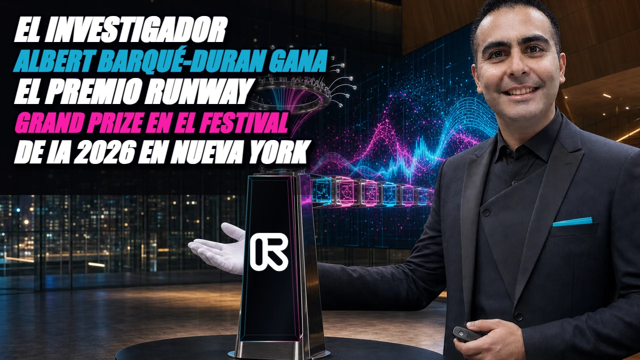 El investigador Albert Barqué-Duran gana el Premio Runway Grand Prize en el Festival de IA 2026 en Nueva York