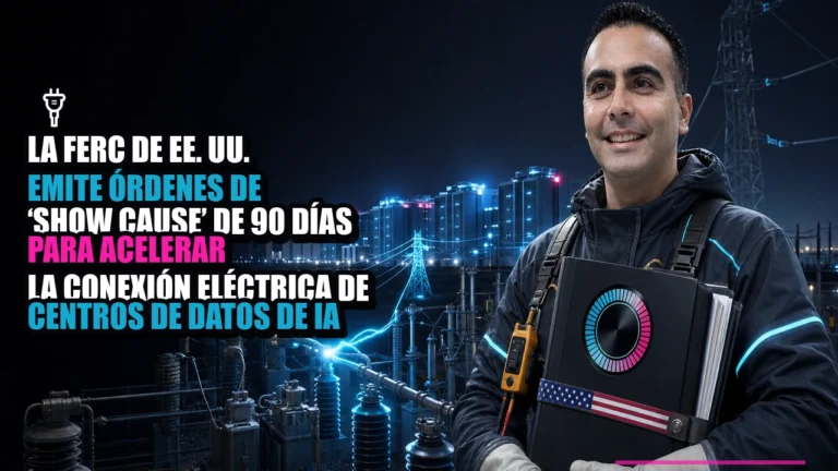 🔌 La FERC de EE. UU. emite órdenes de ‘Show Cause’ de 90 días para acelerar la conexión eléctrica de centros de datos de IA
