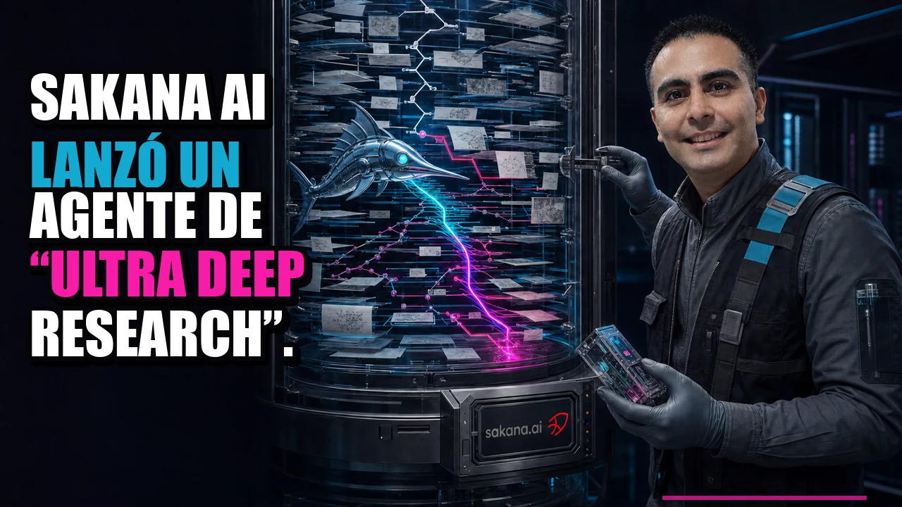 Sakana AI lanzó un agente de “ultra deep research”.