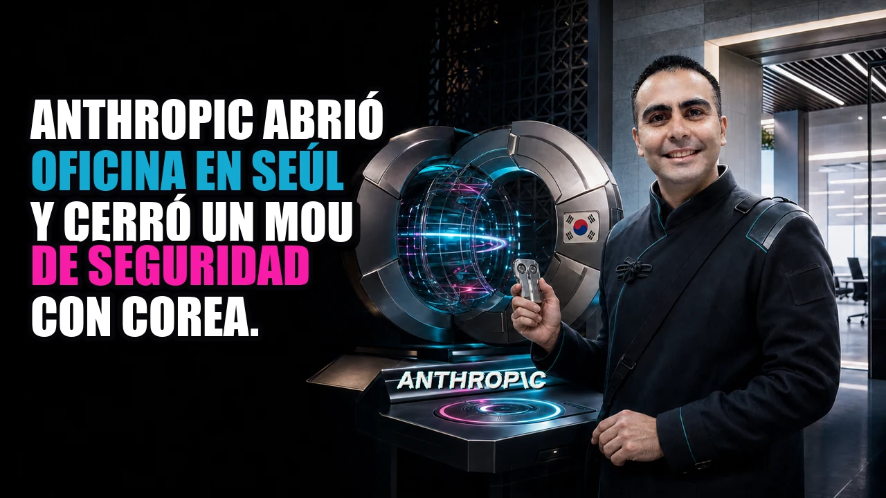 Anthropic abrió oficina en Seúl y cerró un MOU de seguridad con Corea.