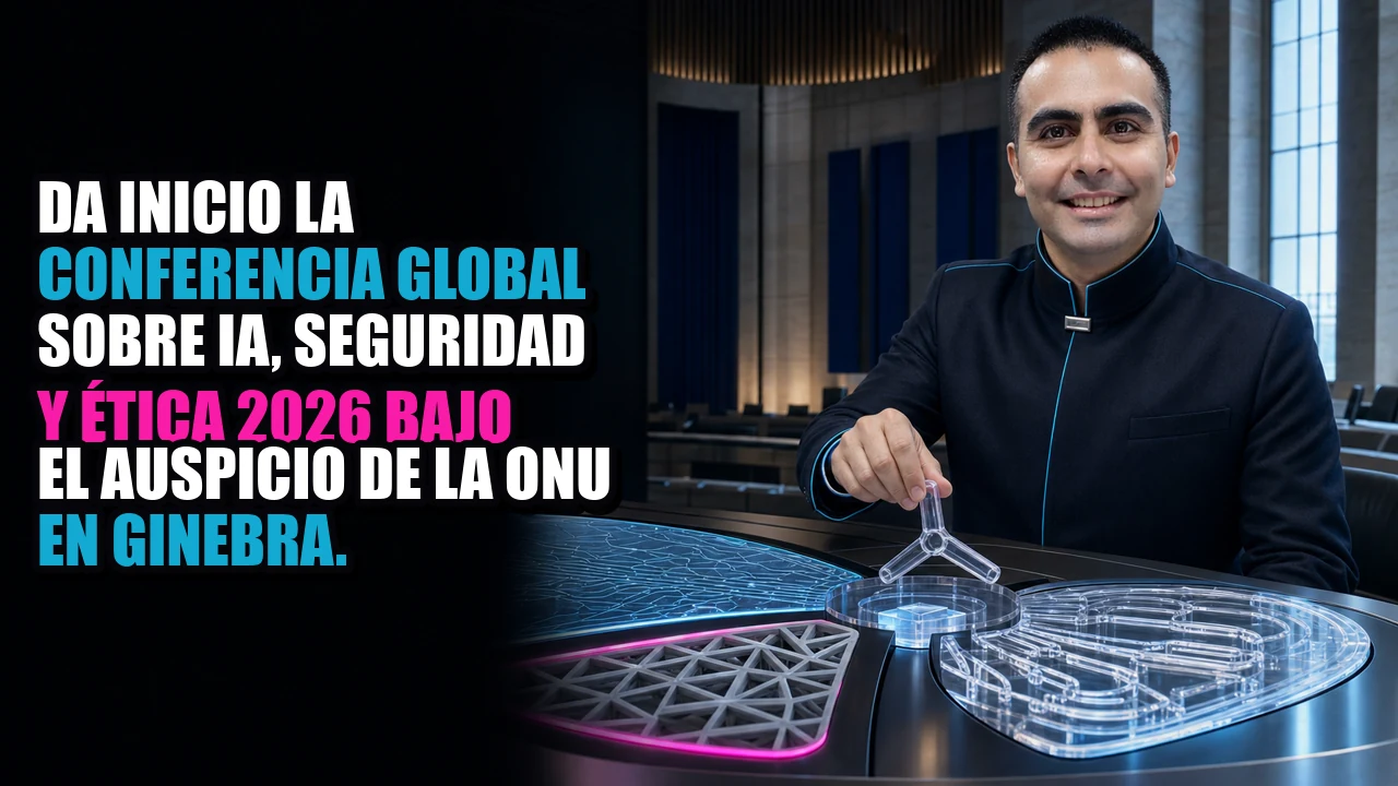 Da inicio la Conferencia Global sobre IA, Seguridad y Ética 2026 bajo el auspicio de la ONU en Ginebra