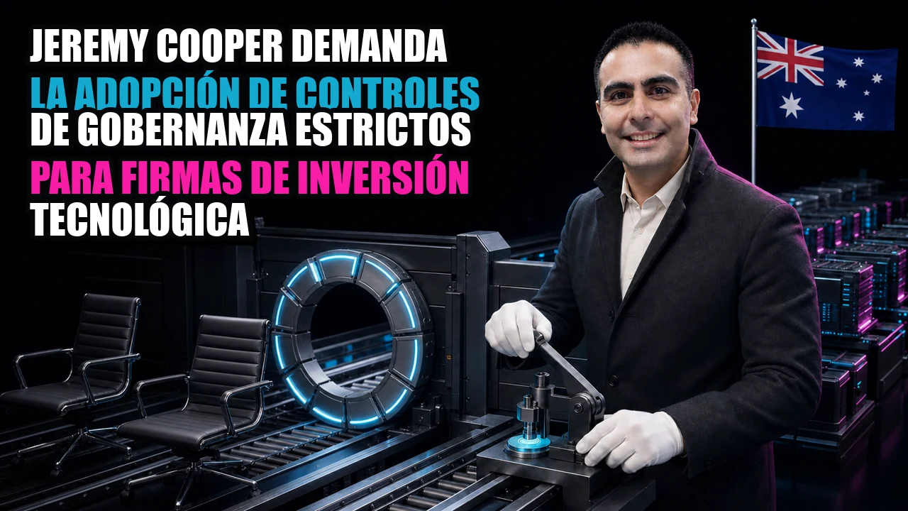 Jeremy Cooper demanda la adopción de controles de gobernanza estrictos para firmas de inversión tecnológica