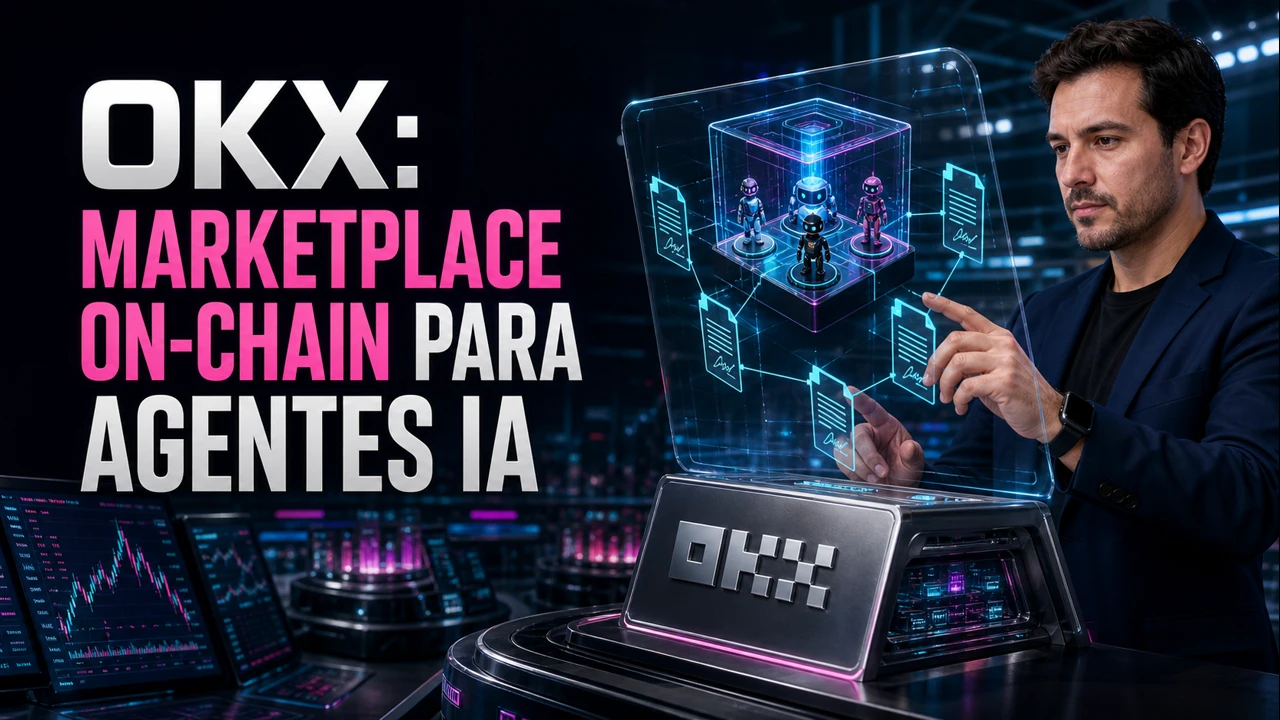 🪙 OKX presenta un marketplace on-chain para posibilitar el comercio autónomo y la contratación de agentes de IA