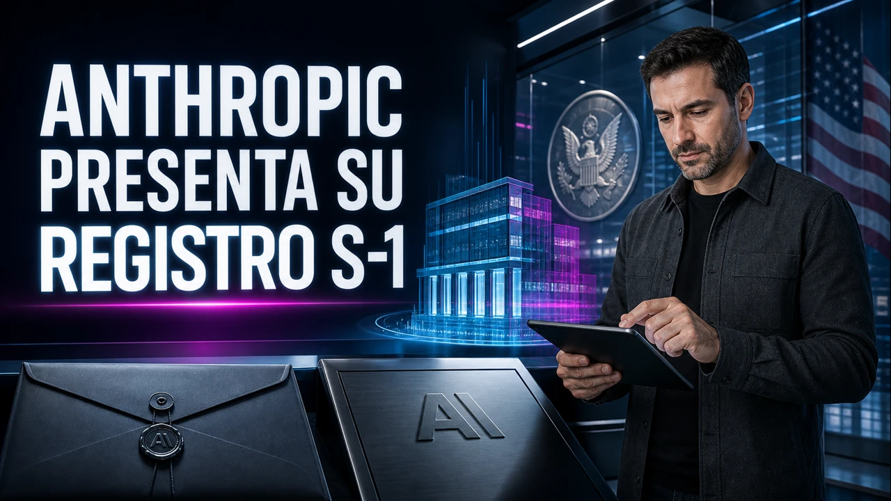 Anthropic presenta de manera confidencial su registro S-1 ante la SEC para su oferta pública inicial