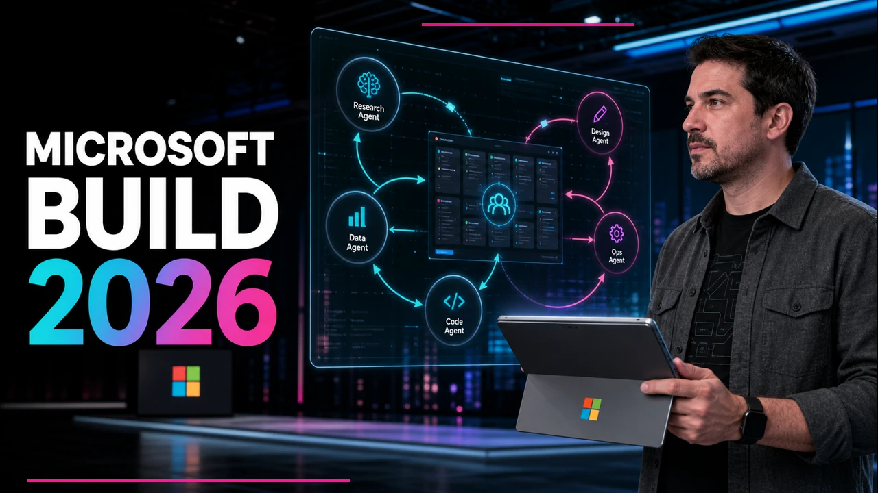 Microsoft Build 2026 centró la agenda en agentes colaborativos y trabajo autónomo.