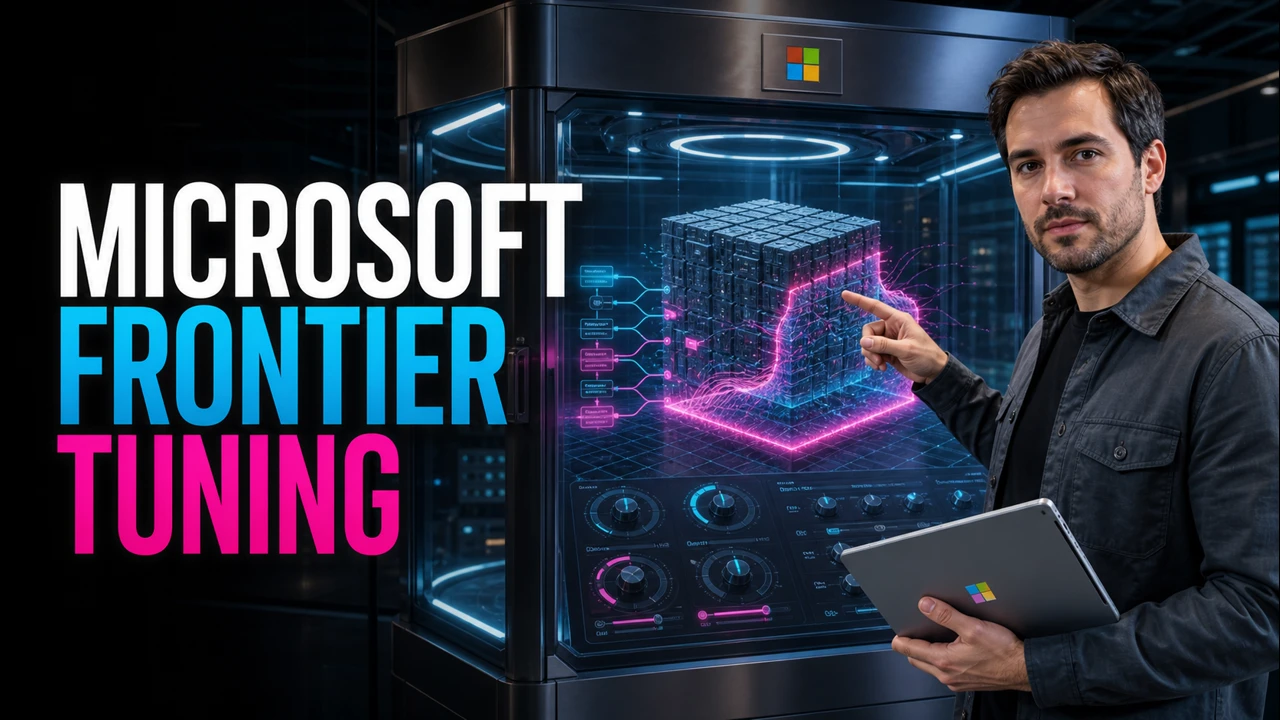 Microsoft llevó Frontier Tuning a private preview.