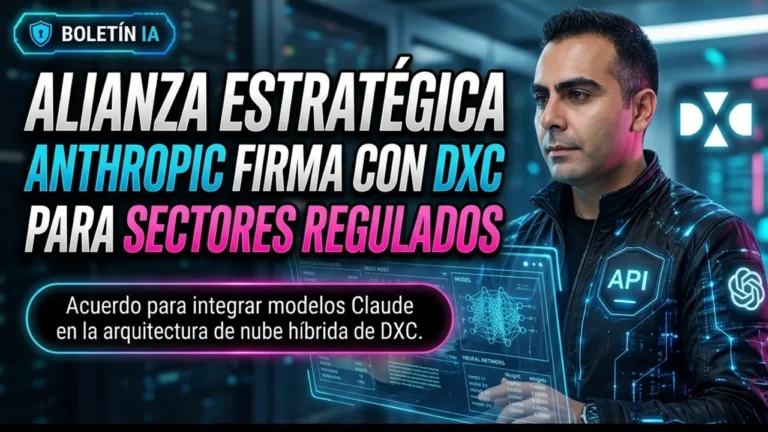 Anthropic anunció alianza con DXC para sectores regulados.
